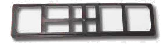 מסגרת למספר שחור