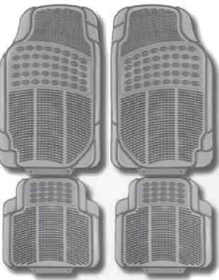 סט שטיחי רכב PVC במגוון צבעים