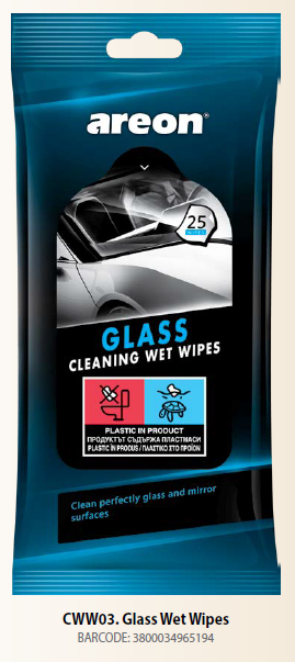 מגבונים לניקוי זכוכית לרכב