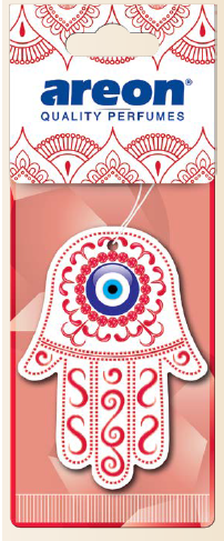 עץ ריח לבן ואדום דוגמה מסדרת חמסה