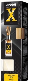 מבשם לרכב Areon X בניחוח וניל קלאסי 80 מל