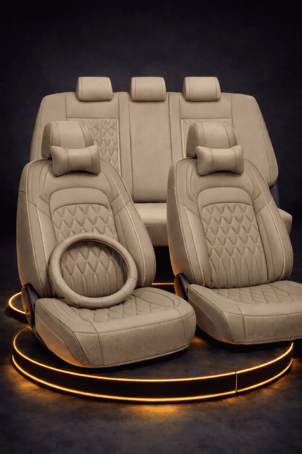 ריפוד יוקרתי לרכב בצבע ב'ז