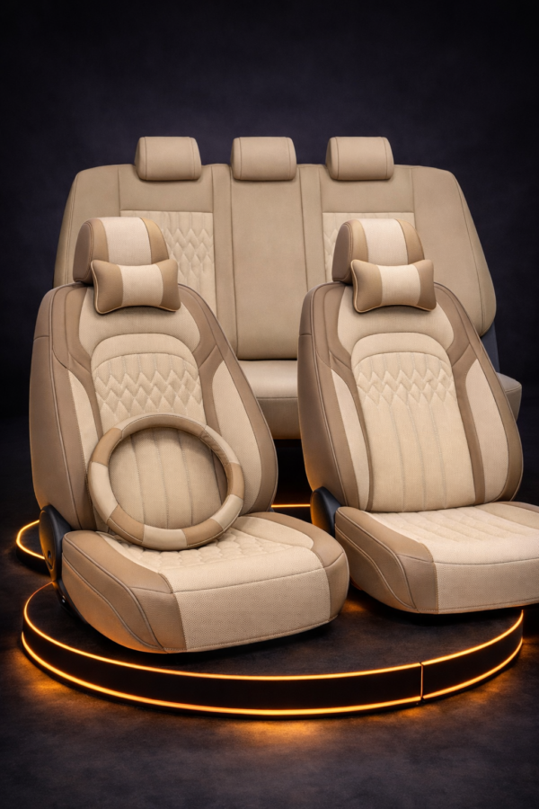 ריפוד יוקרתי לרכב בצבע ב'ז